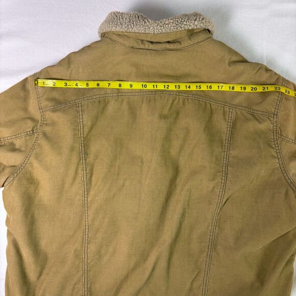 Vintage Levi's Corduroy Sherpa Lined Trucker Jacket Men's XXL Tan Beige Brown - Picture 13 of 16